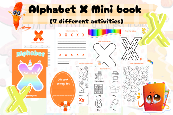 Alphabet X Mini Book: Beyond the Worksheet