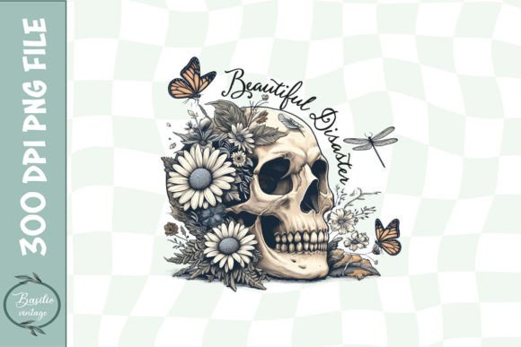 Beautiful Disaster Floral Skull PNG: A Designer's Guide