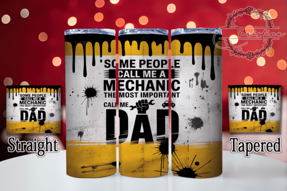 Grease & Grit Car Dad Tumbler: Your Go-To for Bold Personalization