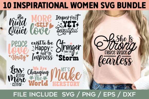 Inspiring Creativity with the Inspirational Women SVG Bundle