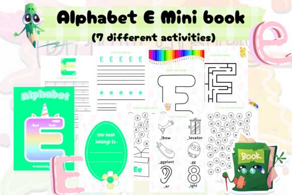 Letter E Activities for Preschool: A Mini Book Guide
