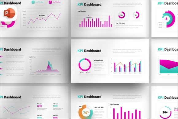 Playful KPI Dashboard PowerPoint: The Designer's Edge