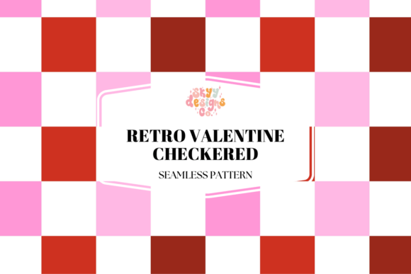 Timeless Charm: Applying the Valentine Retro Checkered Pattern